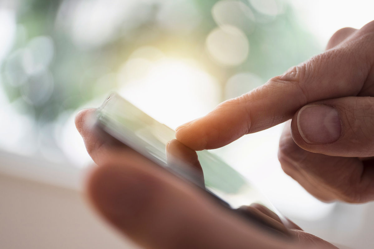 Using a touch phone